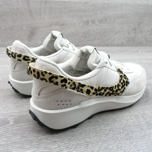 Nike Waffle Debut Leopard Women's Size 8 Phantom White Sneakers NEW - Picture 7 of 12